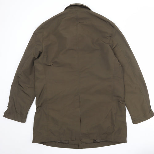 Marks and Spencer Mens Green Jacket Size L Button