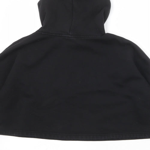 PUMA Girls Black Cotton Pullover Hoodie Size 11-12 Years Pullover