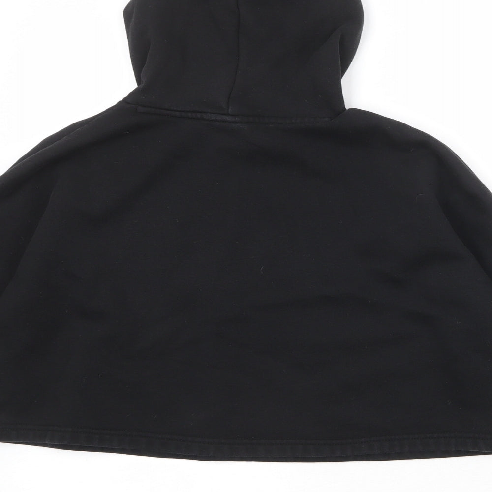 PUMA Girls Black Cotton Pullover Hoodie Size 11-12 Years Pullover