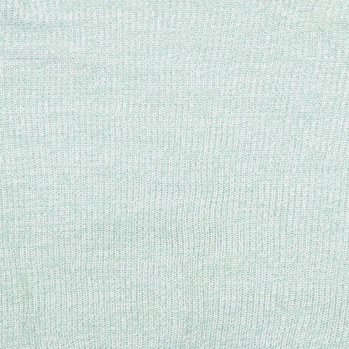 Yours Womens Green Round Neck Acrylic Pullover Jumper Size 22 - Size 22-24
