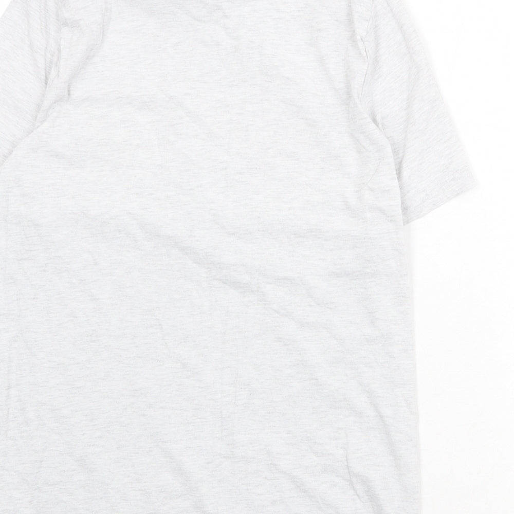 Among Us Boys Grey Cotton Basic T-Shirt Size 13-14 Years Round Neck Pullover - Imposter Among Us...