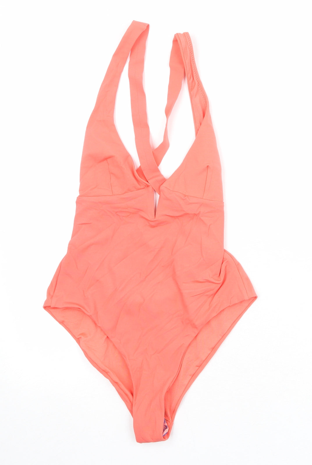Zara Womens Pink Polyamide One Piece Size S