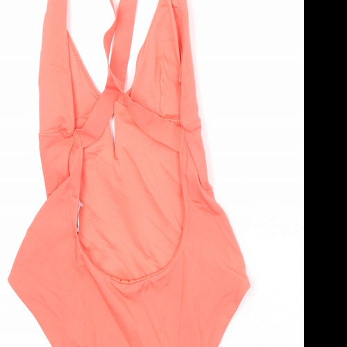 Zara Womens Pink Polyamide One Piece Size S