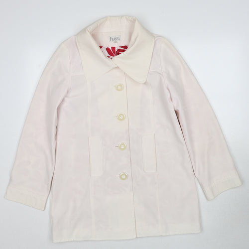 fransa Womens Multicoloured Jacket Size M Button