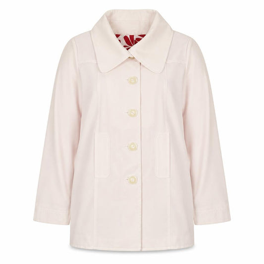 Front view of Fransa women’s multicoloured jacket, size M, button