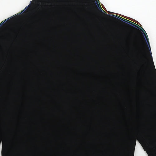 NEXT Boys Black Geometric Cotton Full Zip Sweatshirt Size 5 Years Zip