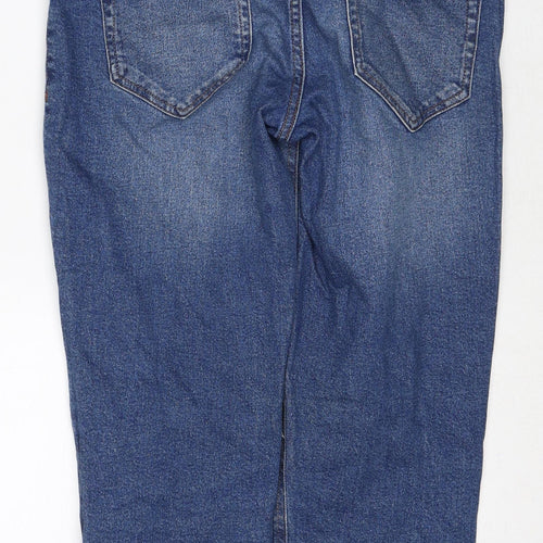 NEXT Womens Blue Cotton Straight Jeans Size 8 Slim