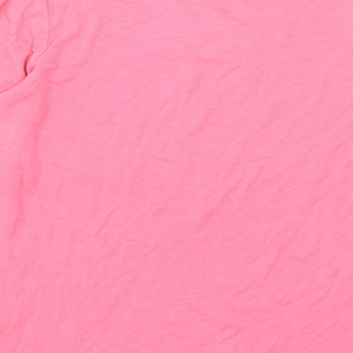 Boden Womens Pink Modal Basic T-Shirt Size M Round Neck