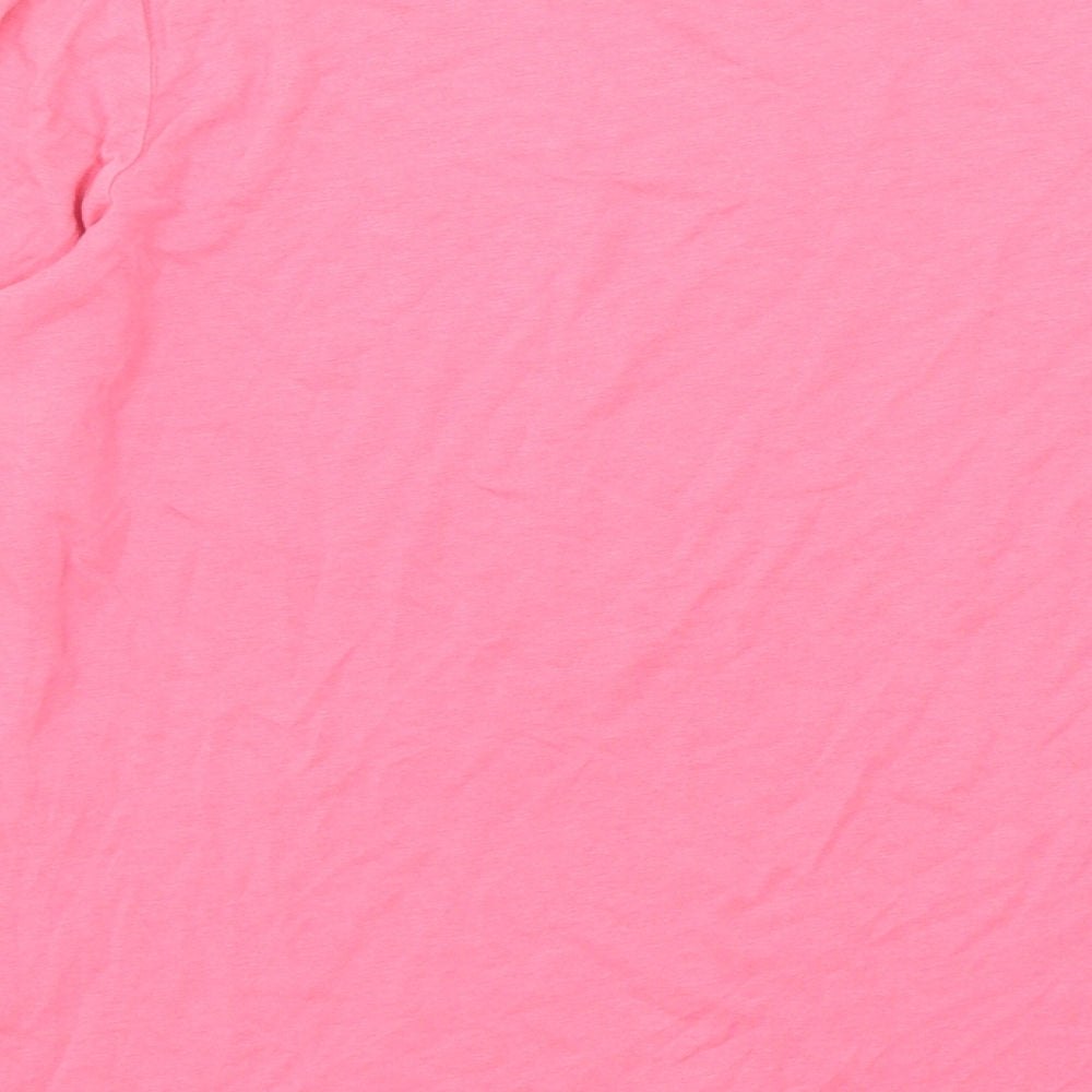 Boden Womens Pink Modal Basic T-Shirt Size M Round Neck