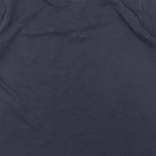 Kukri Mens Blue Cotton Polo Size XL Collared Button