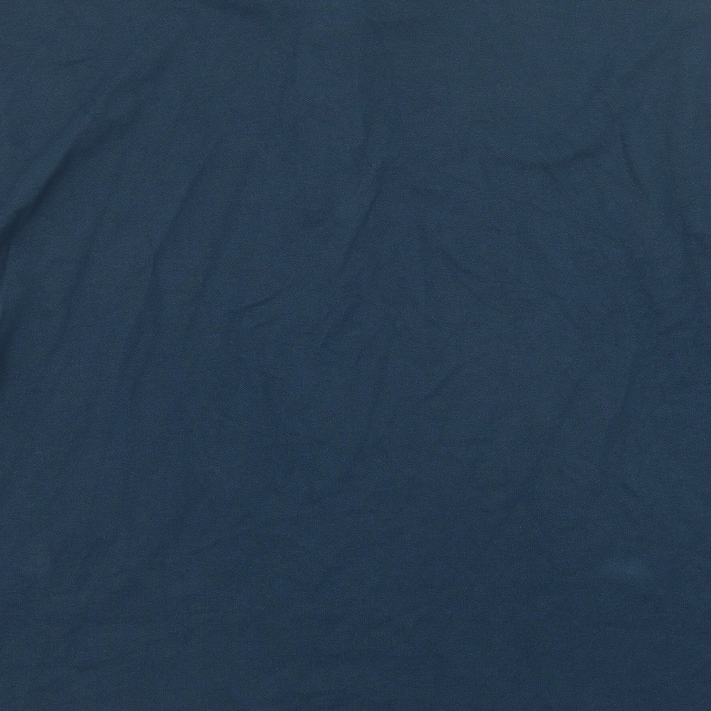 Marks and Spencer Mens Blue Cotton Polo Size 3XL Collared Button
