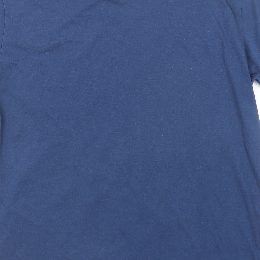 Marvel Mens Blue Polyester T-Shirt Size L Round Neck - Avengers