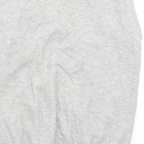 Hustler Mens Grey Cotton Vest Sweatshirt Size M