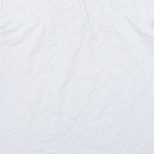 Uniqlo Womens Blue Cotton Basic T-Shirt Size XS Round Neck
