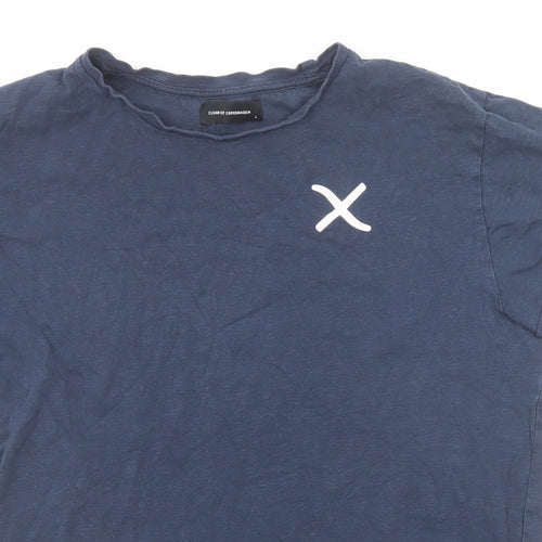 Clean Cut Copenhaged Mens Blue Cotton T-Shirt Size L Round Neck