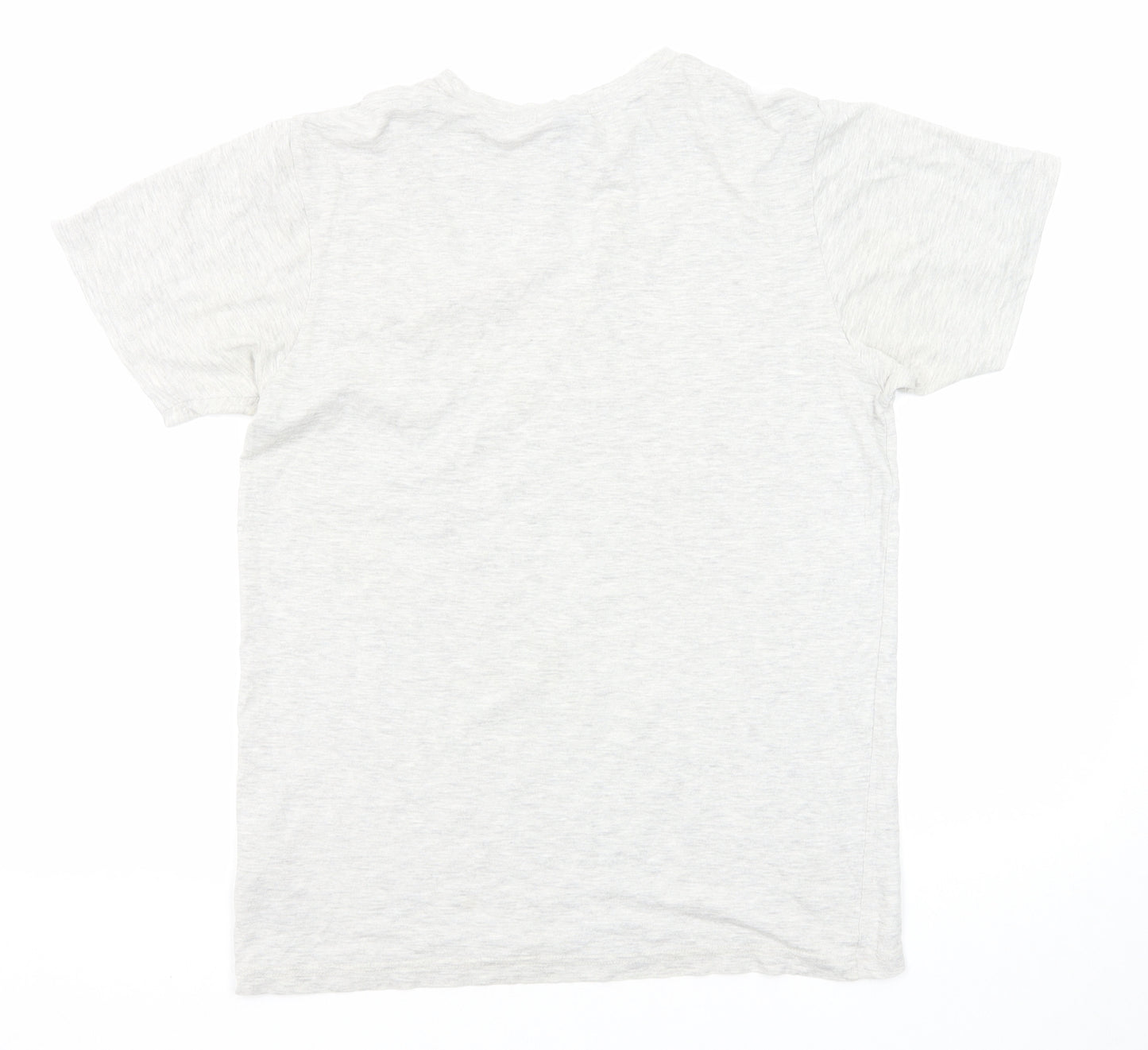 ellesse Mens Grey Cotton T-Shirt Size XS Round Neck