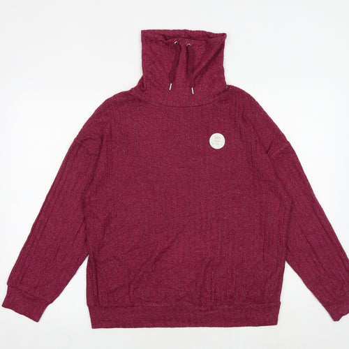 Marks and Spencer Womens Pink Viscose Pullover Sweatshirt Size S Pullover