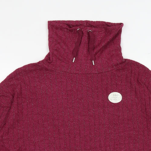 Marks and Spencer Womens Pink Viscose Pullover Sweatshirt Size S Pullover
