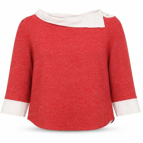 Breal Womens Pink Boat Neck Acrylic Pullover Jumper Size 12