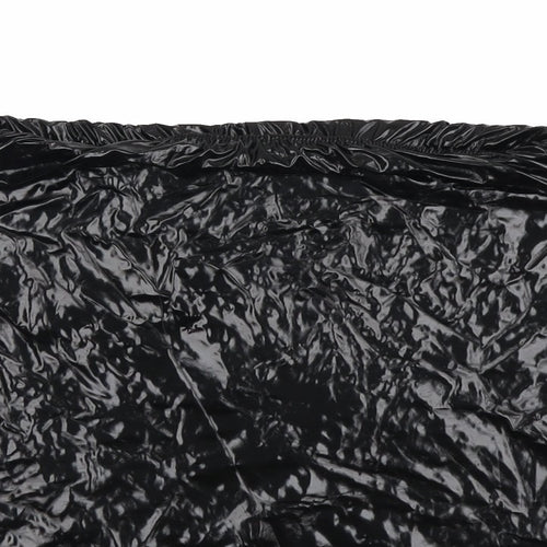 Boohoo Womens Black Polyurethane Straight & Pencil Skirt Size 14