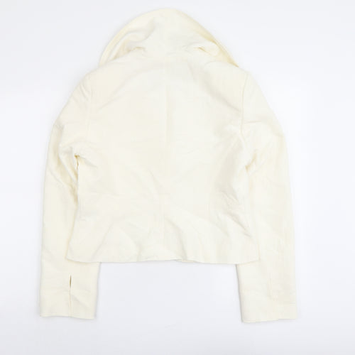 Coast Womens Ivory Jacket Size 14 Button