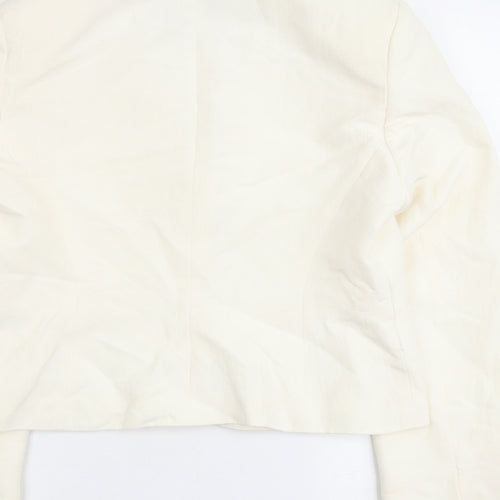 Coast Womens Ivory Jacket Size 14 Button