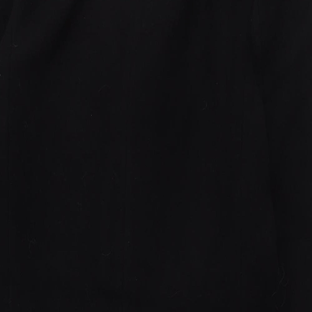 ONLY & SONS Womens Black Overcoat Coat Size S Button