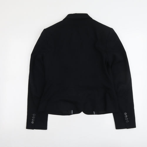 Marks and Spencer Womens Black Polyester Jacket Suit Jacket Size 10