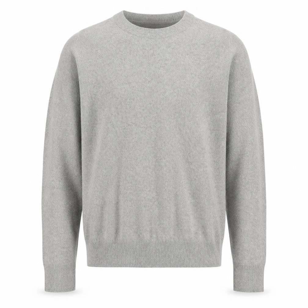 Topman Mens Grey Round Neck Cotton Pullover Jumper Size XS Long Sleeve