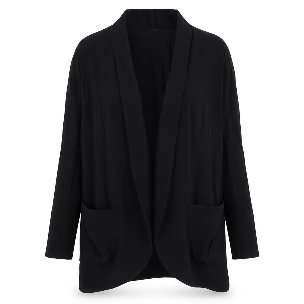 Front view of Kimchi Blue women’s black jacket, size XS