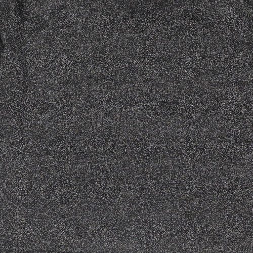 Frank Saul Womens Silver V-Neck Viscose Pullover Jumper Size M