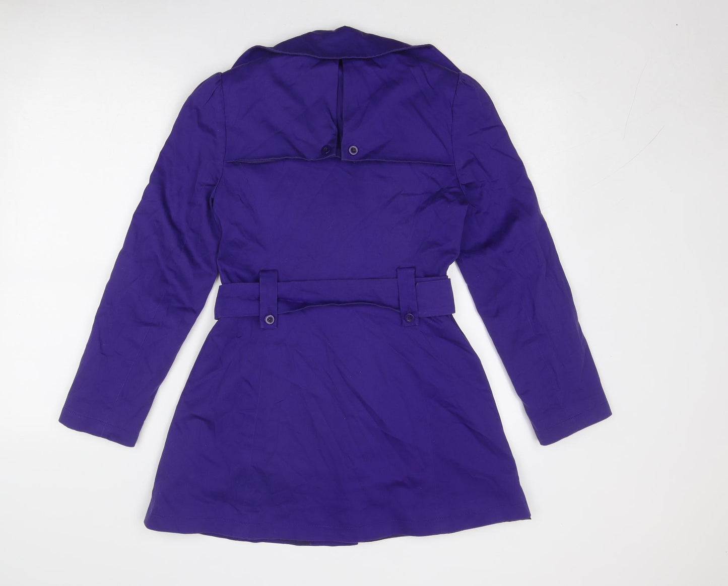 Debenhams Womens Purple Jacket Size 8 Button