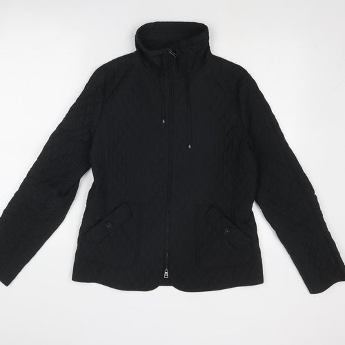 Weekend Max Mara Womens Black Jacket Size 14 Zip