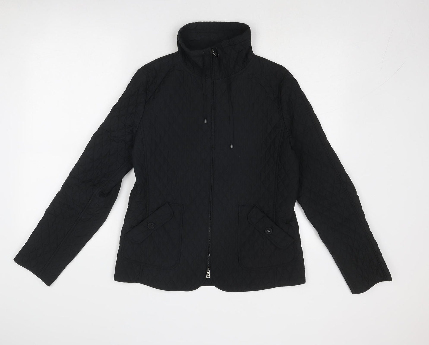 Weekend Max Mara Womens Black Jacket Size 14 Zip