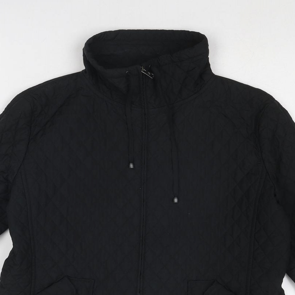 Weekend Max Mara Womens Black Jacket Size 14 Zip
