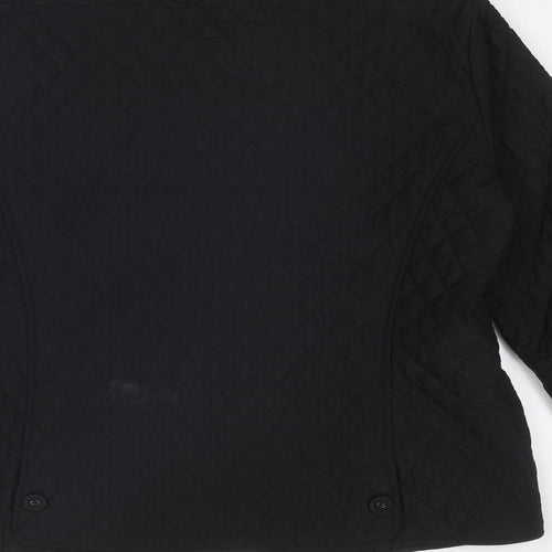 Weekend Max Mara Womens Black Jacket Size 14 Zip