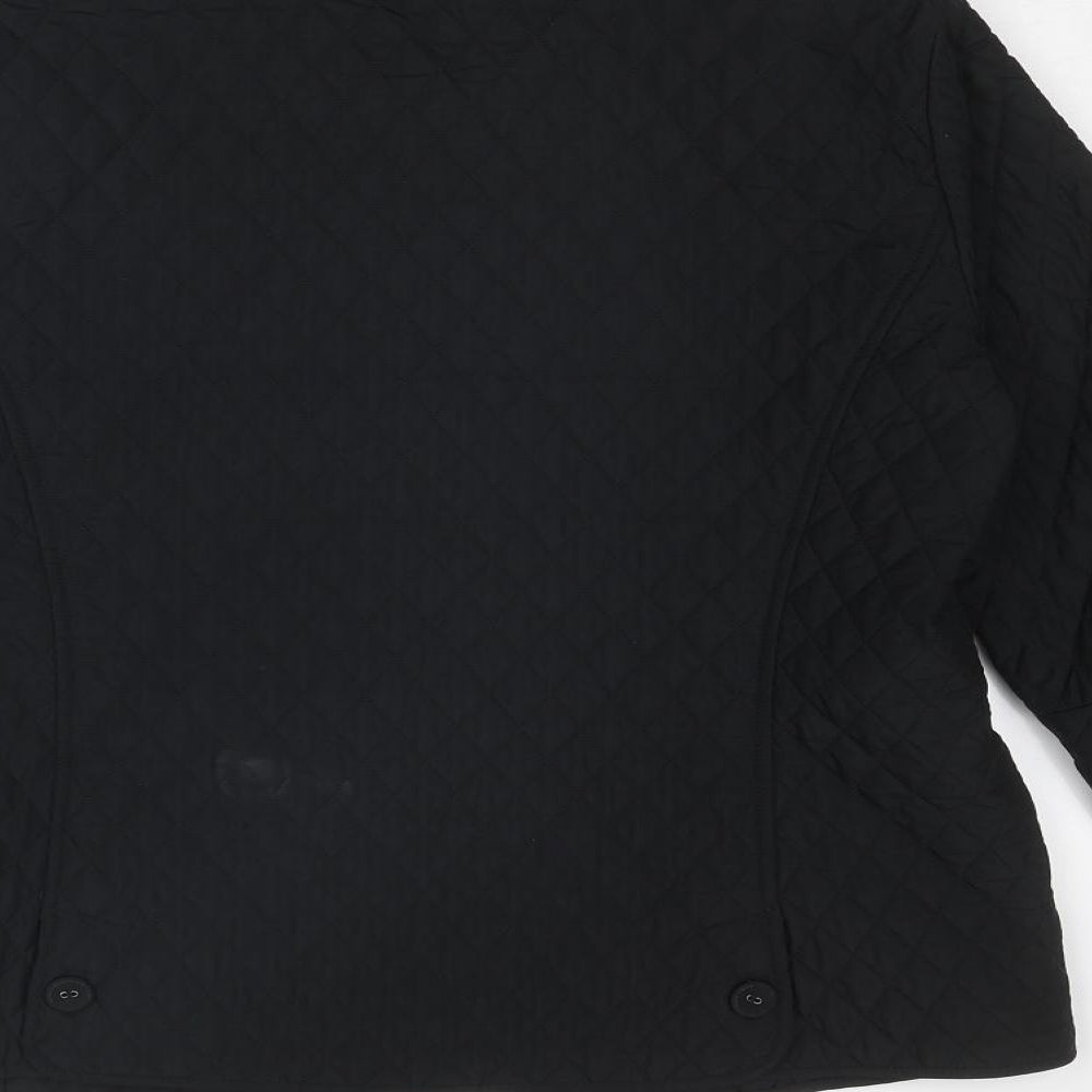 Weekend Max Mara Womens Black Jacket Size 14 Zip
