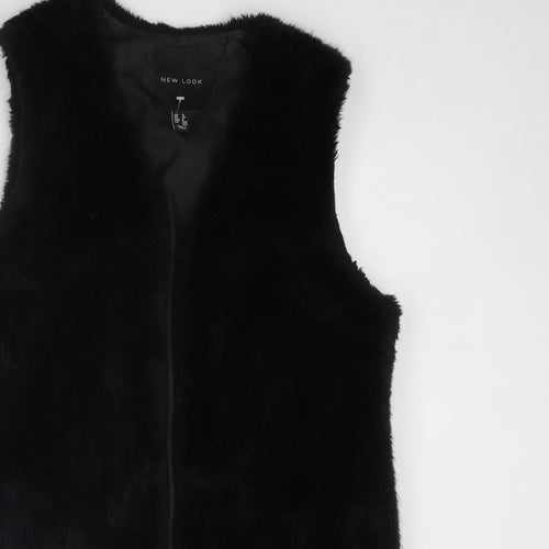 New Look Womens Black Gilet Jacket Size 12 - No closure