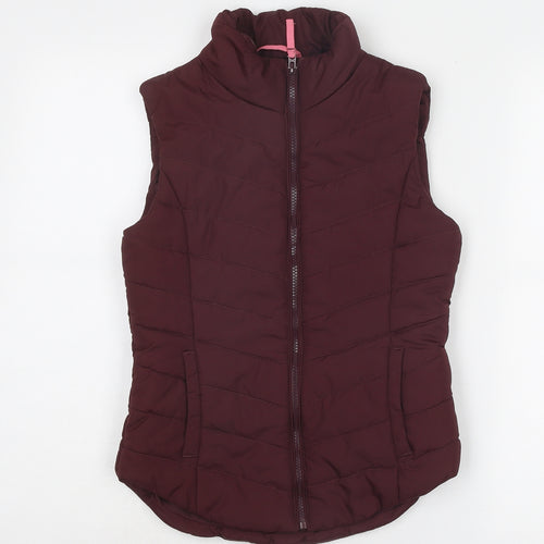 Aeropostale Womens Purple Gilet Jacket Size XS Zip