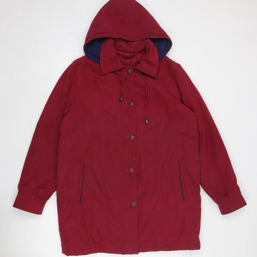 JPC Collection Womens Red Jacket Size 10 Zip
