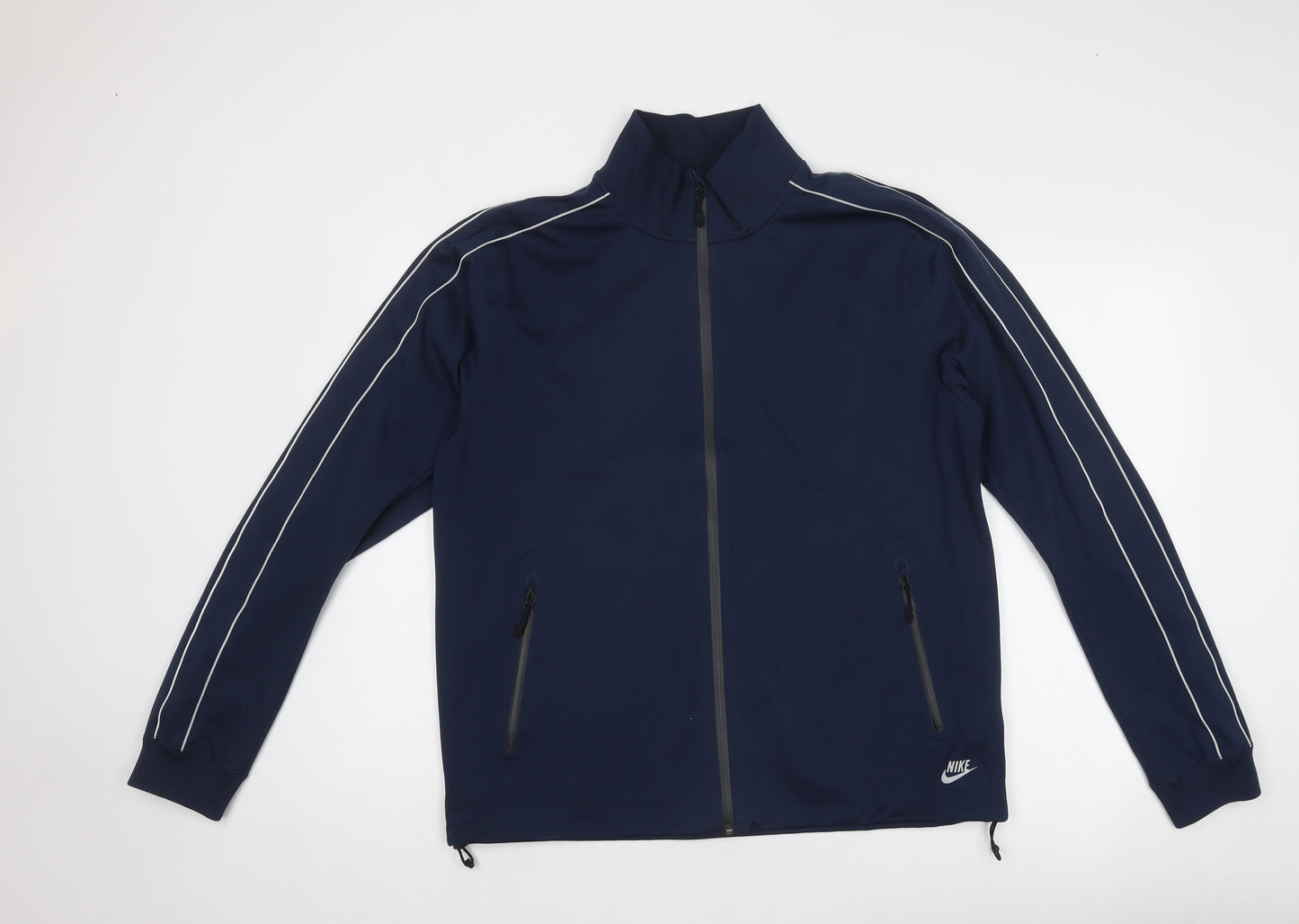 Nike Mens Blue Jacket Size L Zip