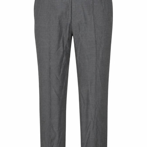 Marks and Spencer Mens Grey Polyester Dress Pants Trousers Size 34 in Regular Zip