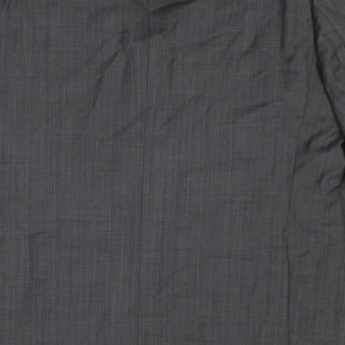 Brook Taverner Mens Grey Wool Jacket Suit Jacket Size 42 Regular