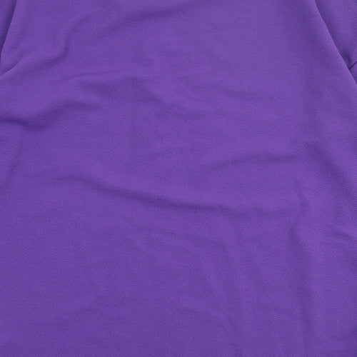 Very Womens Purple Polyester Pullover Sweatshirt Size 14 Pullover