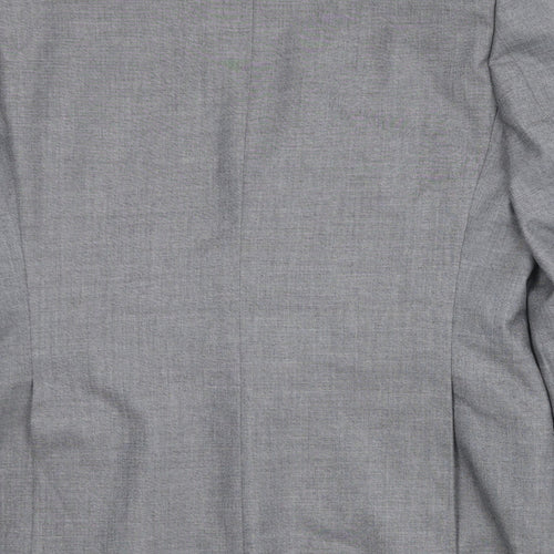 Marks and Spencer Mens Grey Polyester Jacket Suit Jacket Size 42 Regular