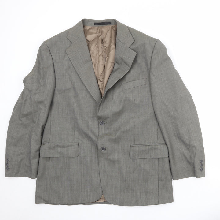 Marks and Spencer Mens Grey Wool Jacket Suit Jacket Size 42 Regular