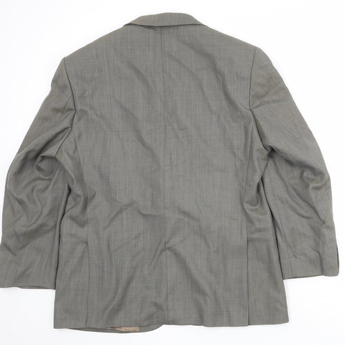 Marks and Spencer Mens Grey Wool Jacket Suit Jacket Size 42 Regular