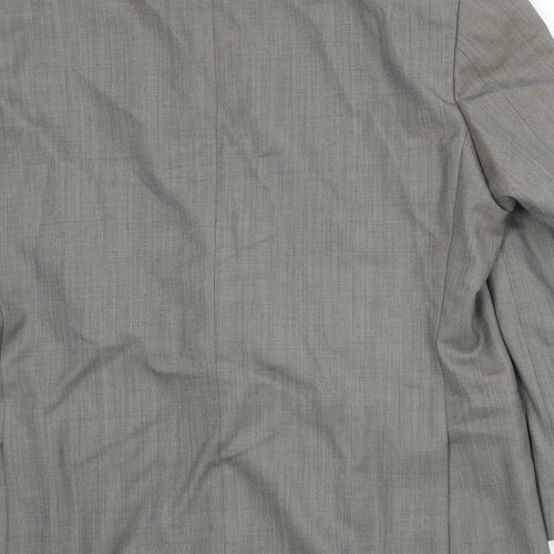 Marks and Spencer Mens Grey Wool Jacket Suit Jacket Size 42 Regular
