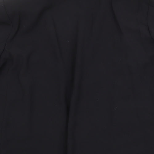 Marks and Spencer Womens Black Polyester Jacket Blazer Size 20