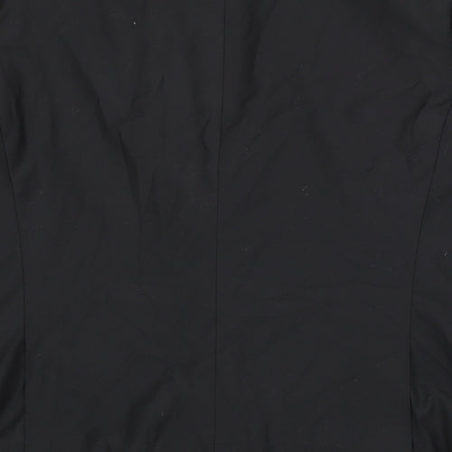 French Connection Mens Black Polyester Jacket Suit Jacket Size 44 Regular - Satin Trim